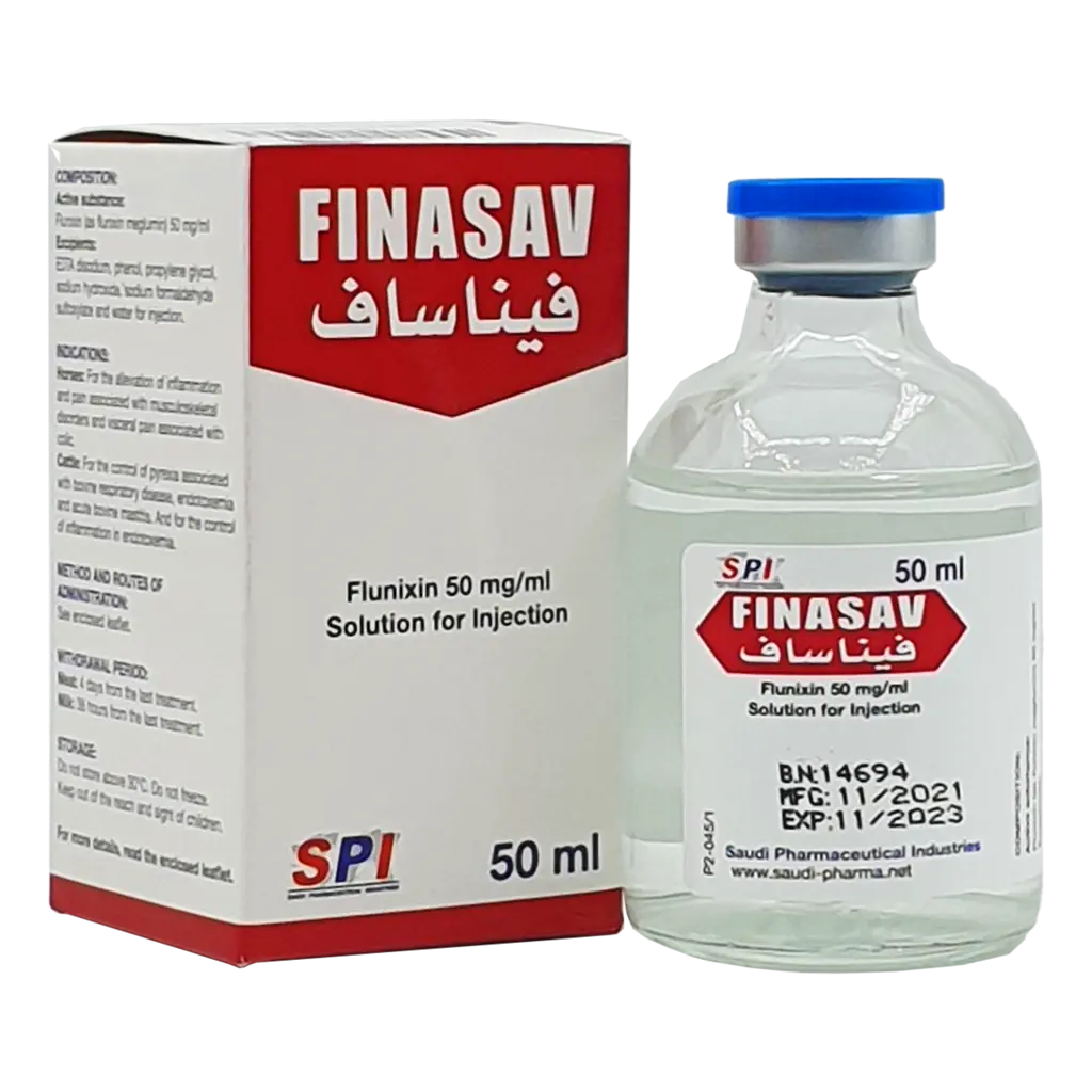 فيناساف فيناساف | فلونيكسين للخيل | مضاد التهاب بيطري | يستعمل مع الخيل والابقار والأغنام