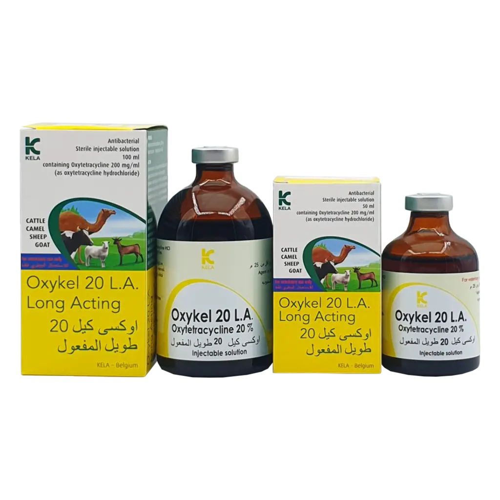 اوكسي كيل اوكسي كيل 20 طويل المفعول| أوكسي تتراسيكلين ٢٠ بيطري | للابقار والاغنام والابل