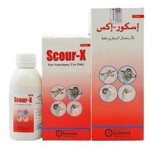 إسكور-إكس | فيتامين ب1 وب2 و بيكتين وكوالين | لدعم اداء الجهاز الهضمي | للحيوانات